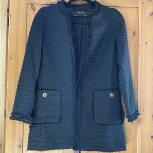 Tweed Zara Dress Coat Midi length